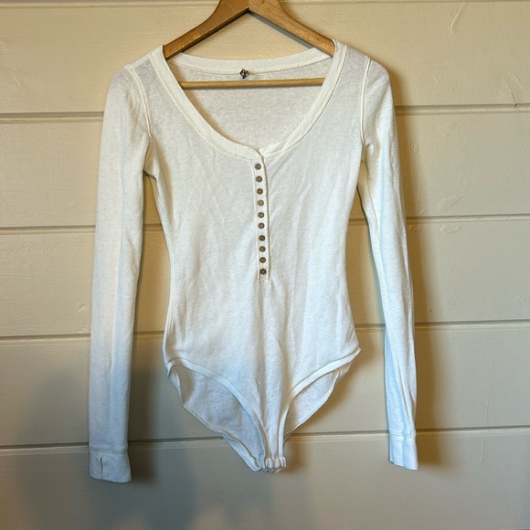 FREE PEOPLE Dylan Thermal Bodysuit Size XS - Picture 4 of 12